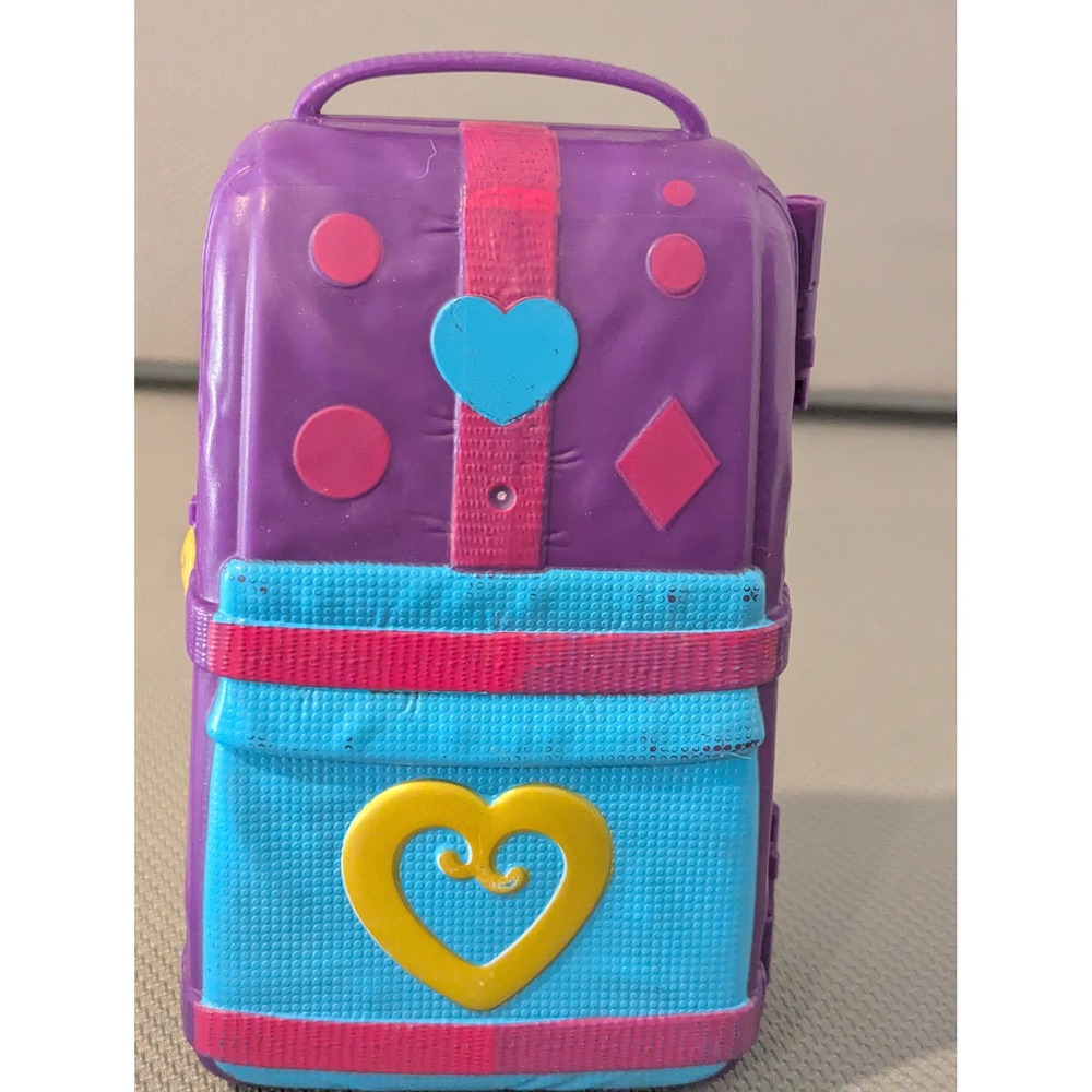 Polly Pocket Hidden Places Beach Vibes Backpack Playset Purple Compact 2017 Toy